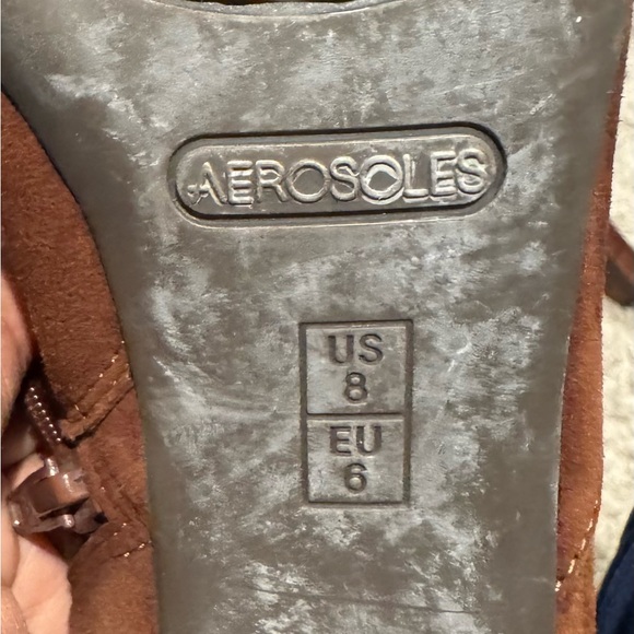 AEROSOLES Rich Brown Over the Knee Boots - Picture 7 of 8